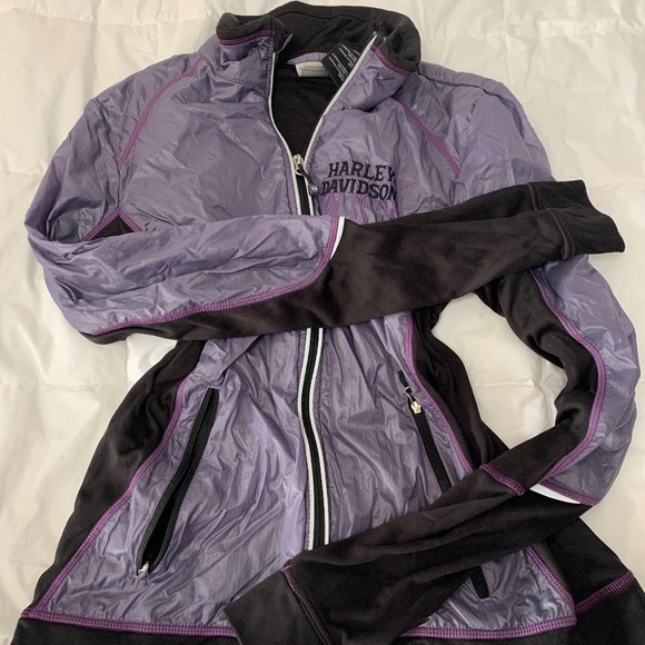 Harley Davidson Women’s Activewear Vintage style jacket NEW - Picture 2 of 4